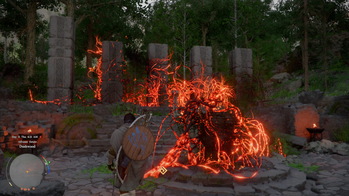 Solusi Puzzle Duskwood Hill Ruins di Crimson Desert